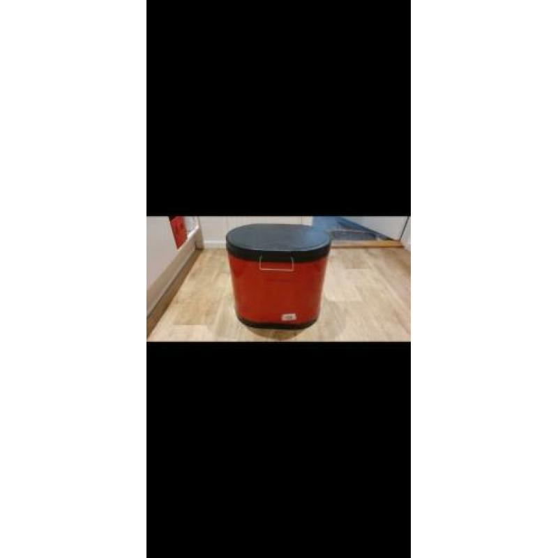 Wesco dubbele vuilnisbak rood 2x20 liter