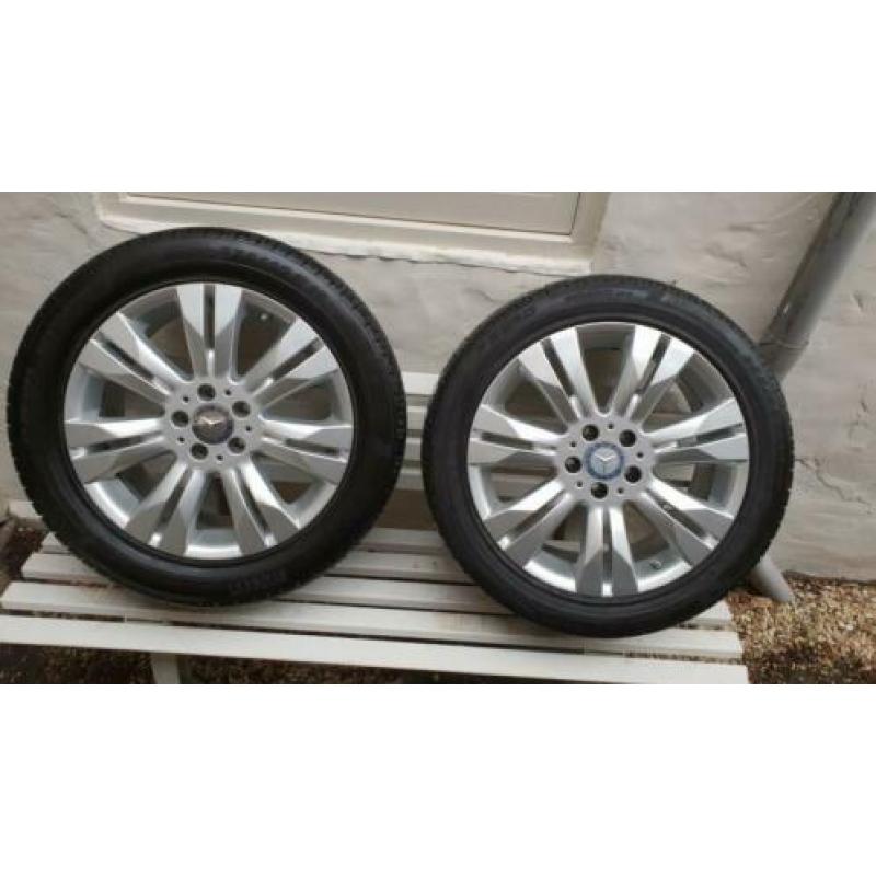 Mercedes S klasse velgen 18 inch met Pirelli zomerbanden