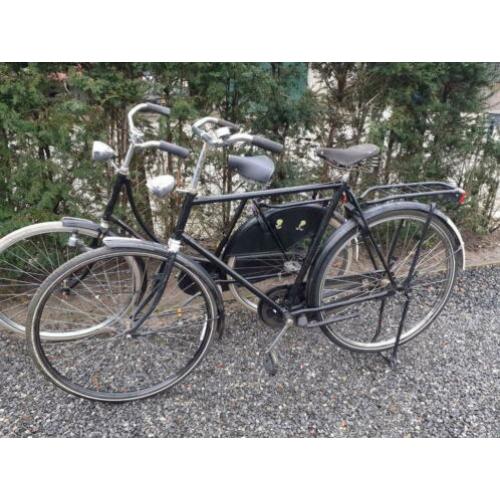 Leuk setje oldtimer Gazelle fietsen