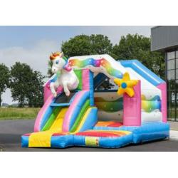 springkussen unicorn te huur, huren