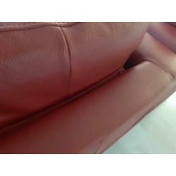 2 Leren fauteuils / stoelen