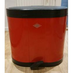 Wesco dubbele vuilnisbak rood 2x20 liter