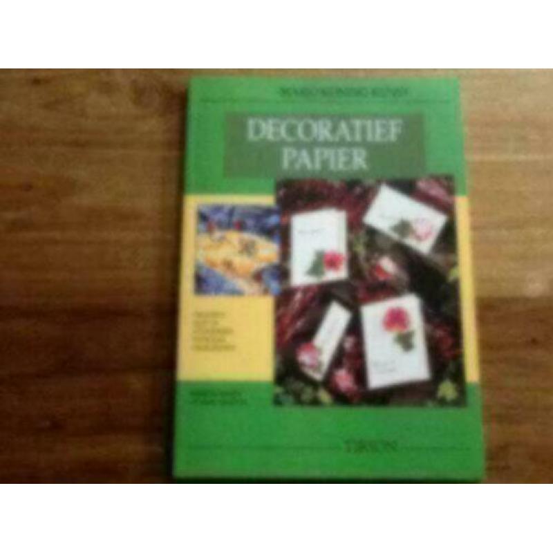 Hobbyboekje decoratief papier
