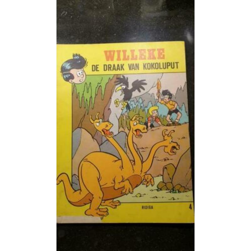 Drie stripboeken Willeke , verschillende titels
