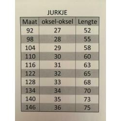 Jurkje french terry maat 104