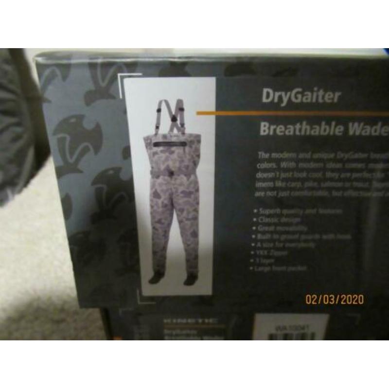 kinetic breathable wader maat m