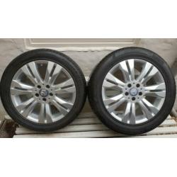 Mercedes S klasse velgen 18 inch met Pirelli zomerbanden