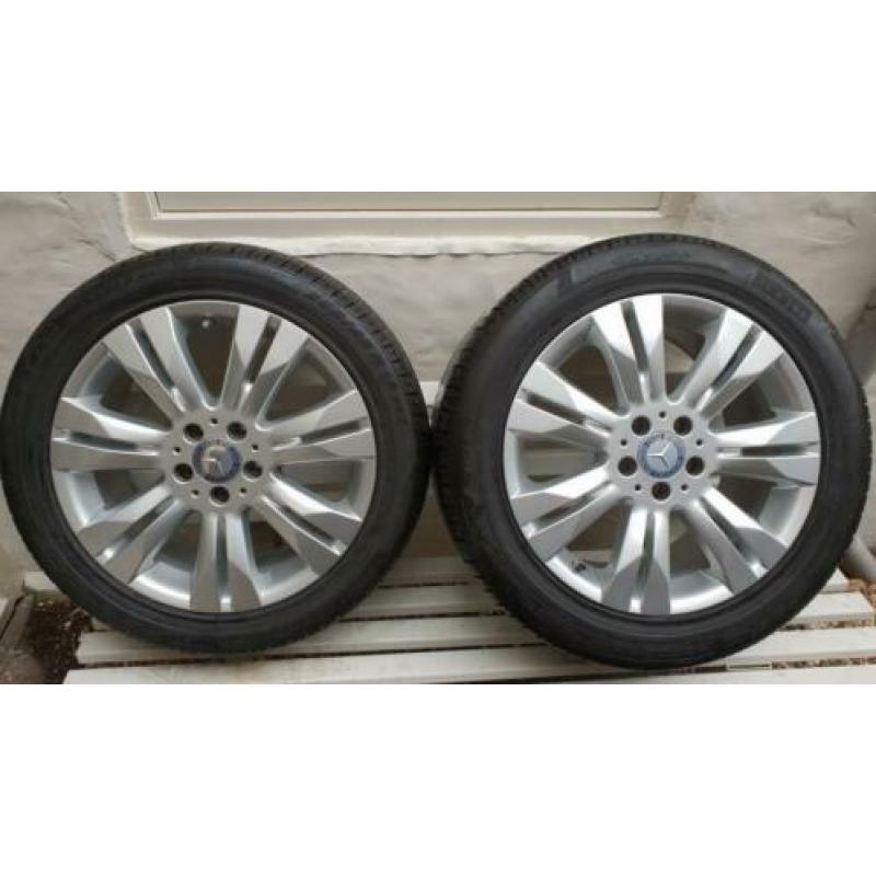 Mercedes S klasse velgen 18 inch met Pirelli zomerbanden