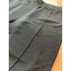 Pieces flared broek helemaal nieuw maat m zwart glitters