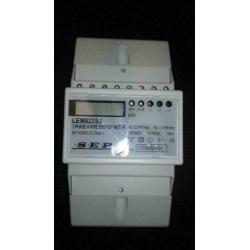 SEP 3 fase KWH meter direct 80A + puls ( 4 module )