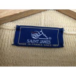 Saint James vest, wol, geel, maat 44