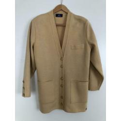 Saint James vest, wol, geel, maat 44