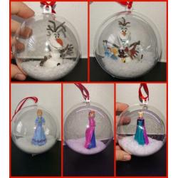 Disney unieke kerstballen ballen Frozen Olaf, Elsa, Anna