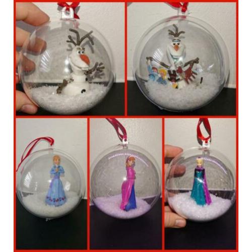 Disney unieke kerstballen ballen Frozen Olaf, Elsa, Anna