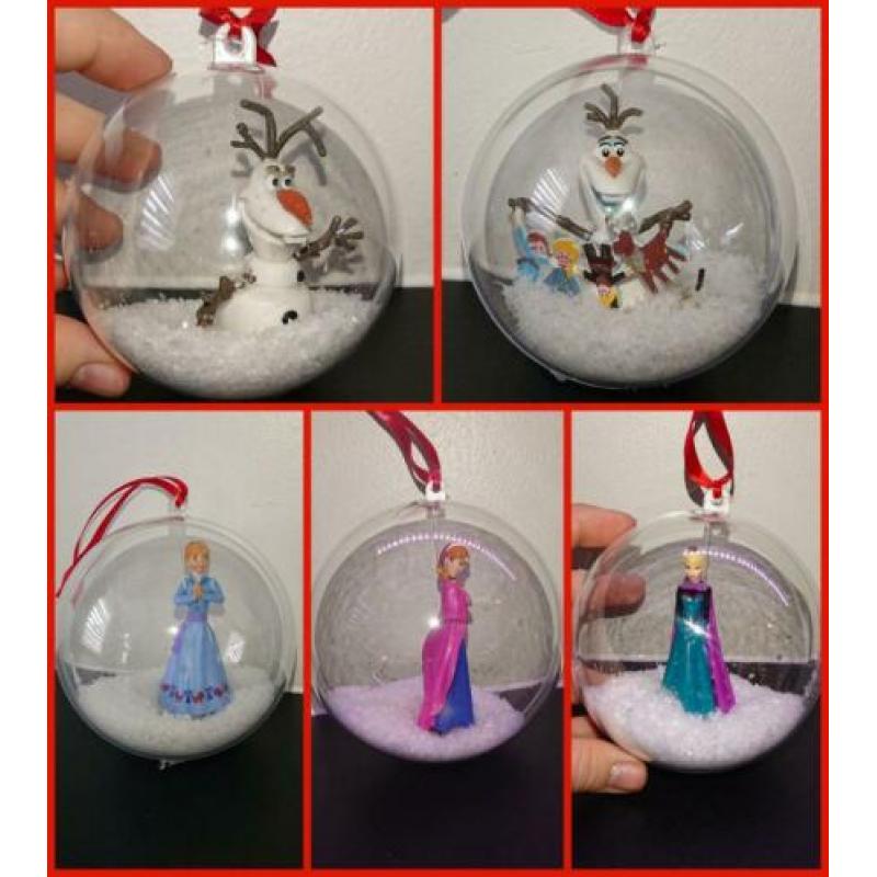 Disney unieke kerstballen ballen Frozen Olaf, Elsa, Anna