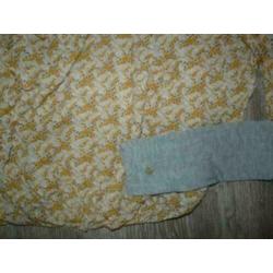 stijlvol oker gele geprinte tuniek blouse Nolita L 40 42