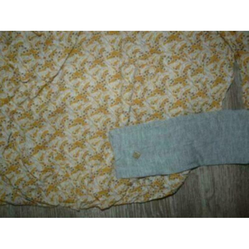 stijlvol oker gele geprinte tuniek blouse Nolita L 40 42