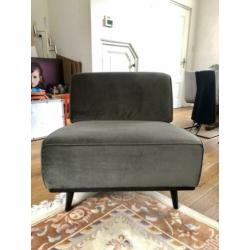 Trendhopper fauteuil velours donker groen