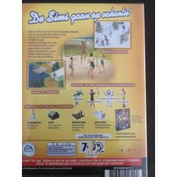 2 pc cd-roms Sims op vakantie en party uitbreidingspakketten