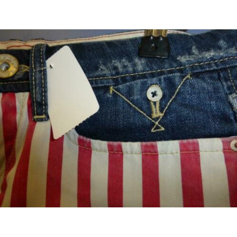 Tommy Hilfiger hotpants shorts denim USA print S nr 28949