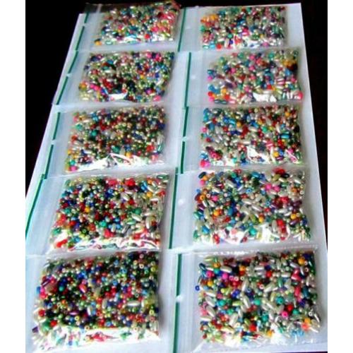 Rocailles mix kleuren assorti diverse kralen soorten