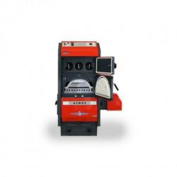 Gebruikte 50kw pelletketel Atmos met zonneboiler compleet!!!