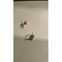 14 krt gouden oorbellen, 585