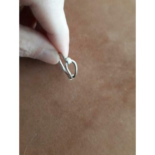 bijzondere zilver ring 925 sterling maat 17 mm