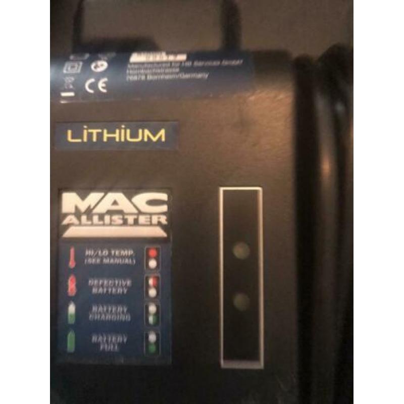 Te koop zgan Mac allister accu schoef/boormachine 14. Volt