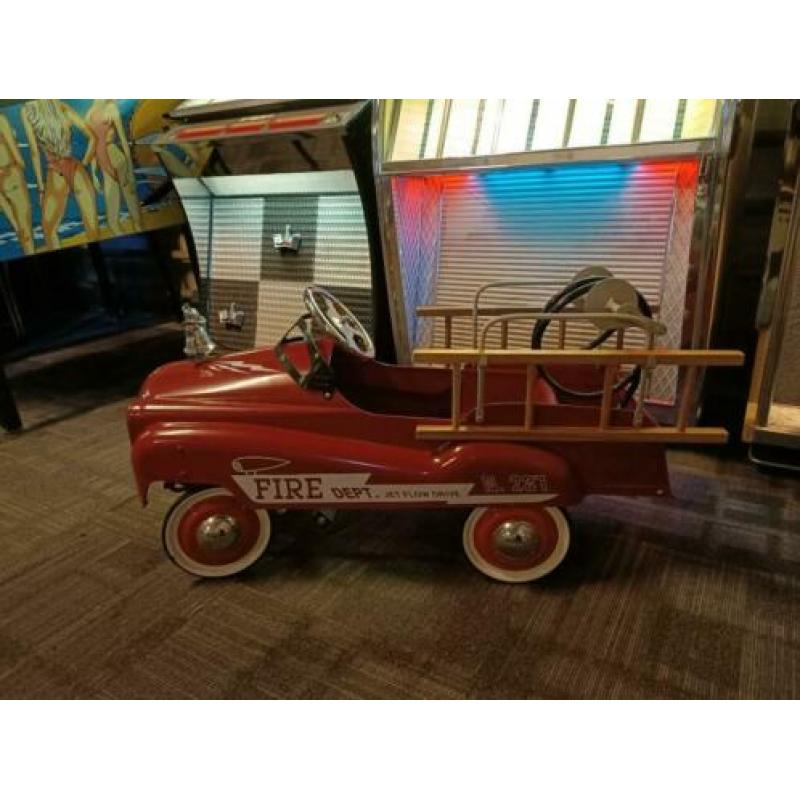 Trapauto / Pedal Brandweer Fire Truck (usa) 60´s look !!!