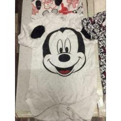 Disney rompers pakket, maat: 80
