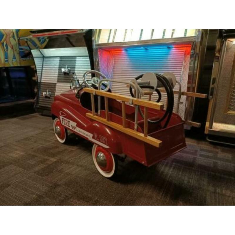 Trapauto / Pedal Brandweer Fire Truck (usa) 60´s look !!!