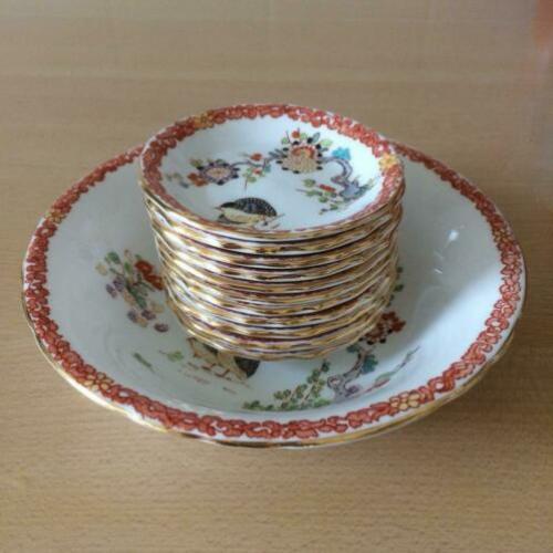Fine Englisch Bone China -Petit four set Tuscan -12 delig-