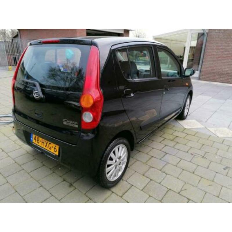 Daihatsu Cuore 1.0 5D 2009 Zwart, airco navigatie , camera
