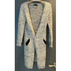 Betty & Co grijs gemeleerd lekker warm vest maat S
