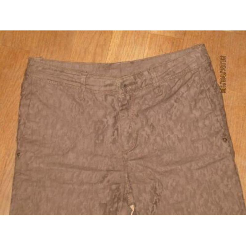 Steps bruine lange broek maat 34