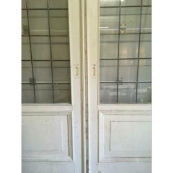 ensuite deuren met glas in lood