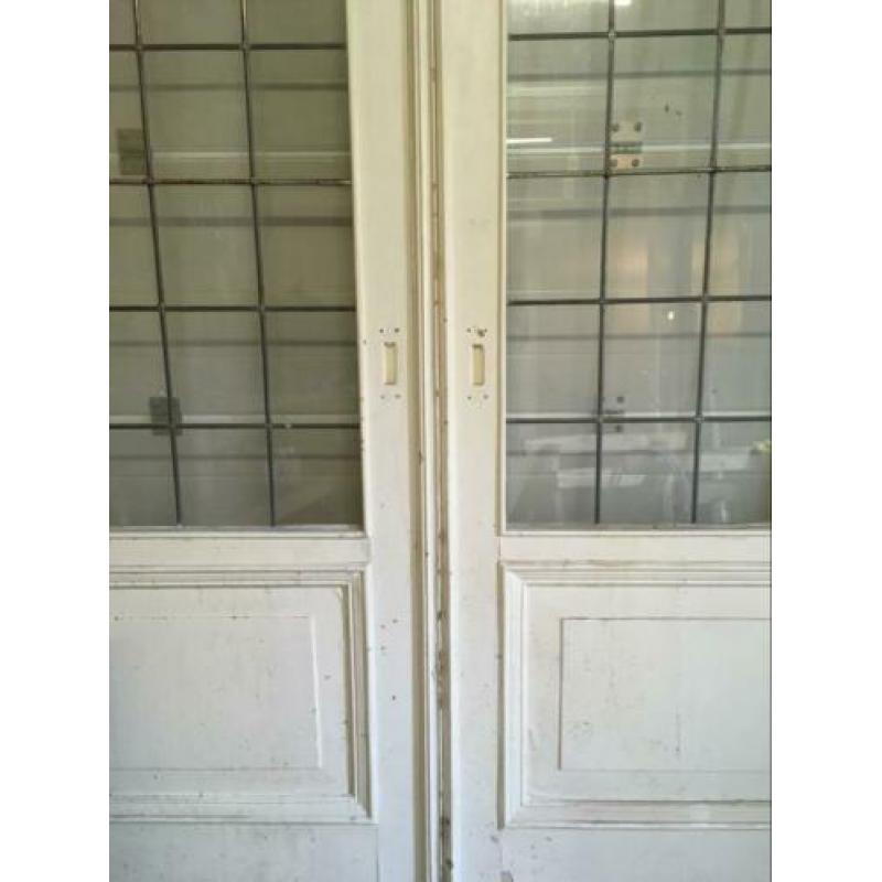 ensuite deuren met glas in lood
