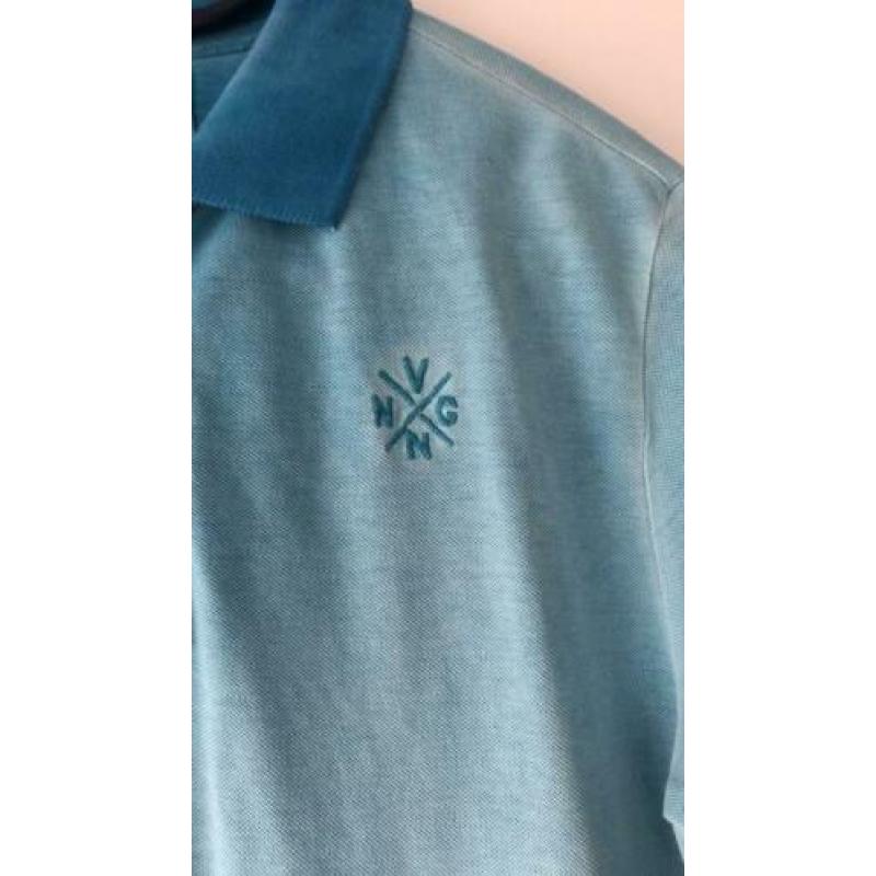 Vingino polo mt 14. Valt klein, turquoise
