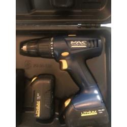 Te koop zgan Mac allister accu schoef/boormachine 14. Volt