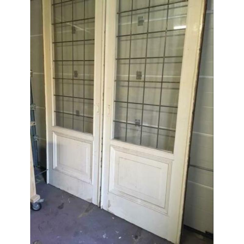 ensuite deuren met glas in lood