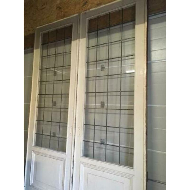 ensuite deuren met glas in lood
