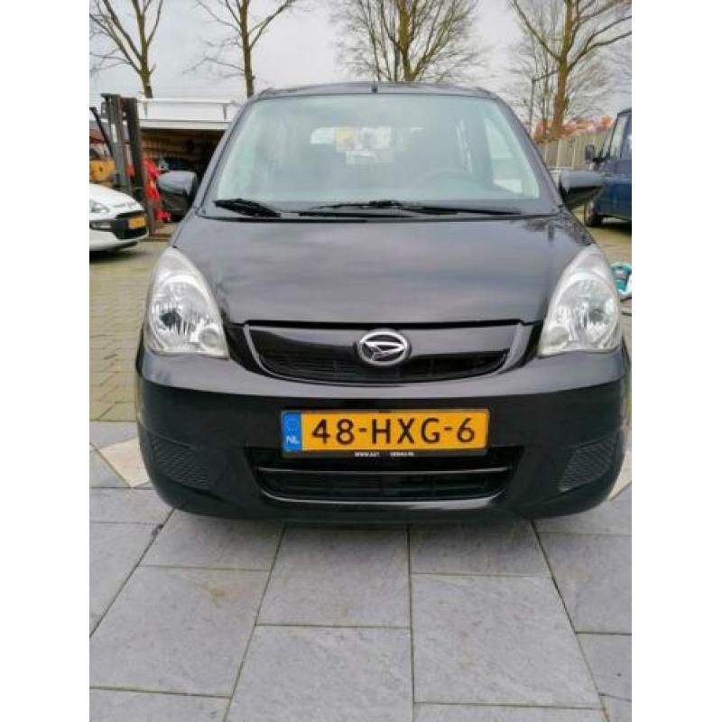 Daihatsu Cuore 1.0 5D 2009 Zwart, airco navigatie , camera
