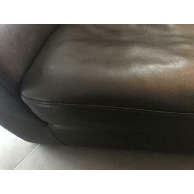 Grote leren fauteuil MONTEL