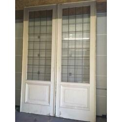 ensuite deuren met glas in lood