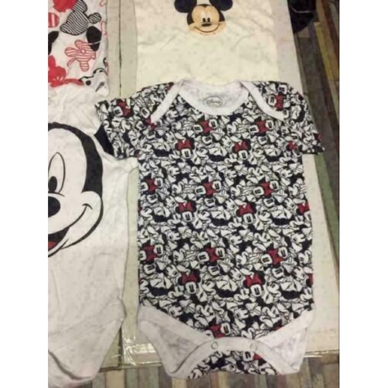 Disney rompers pakket, maat: 80
