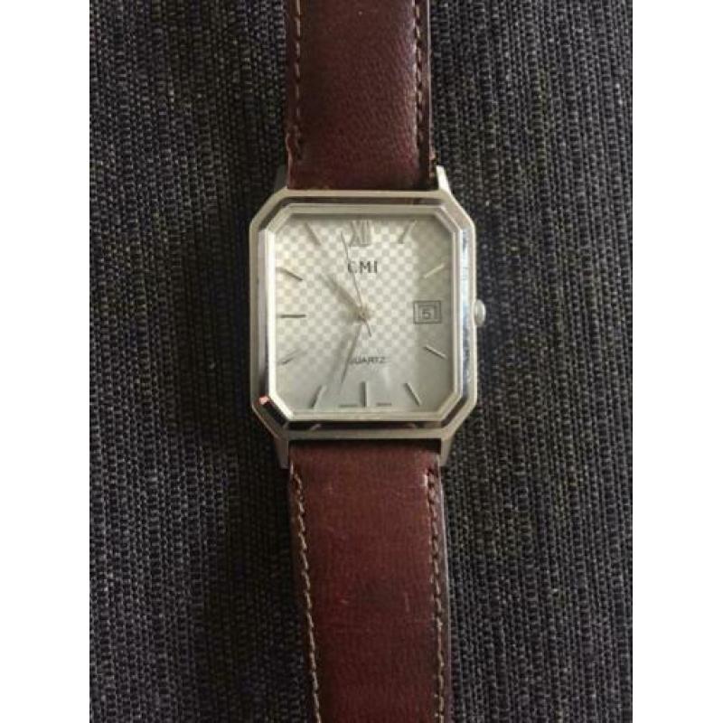CMI Swiss Made horloge,vintage,,werkt prima,perfecte staat