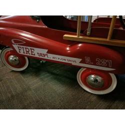 Trapauto / Pedal Brandweer Fire Truck (usa) 60´s look !!!