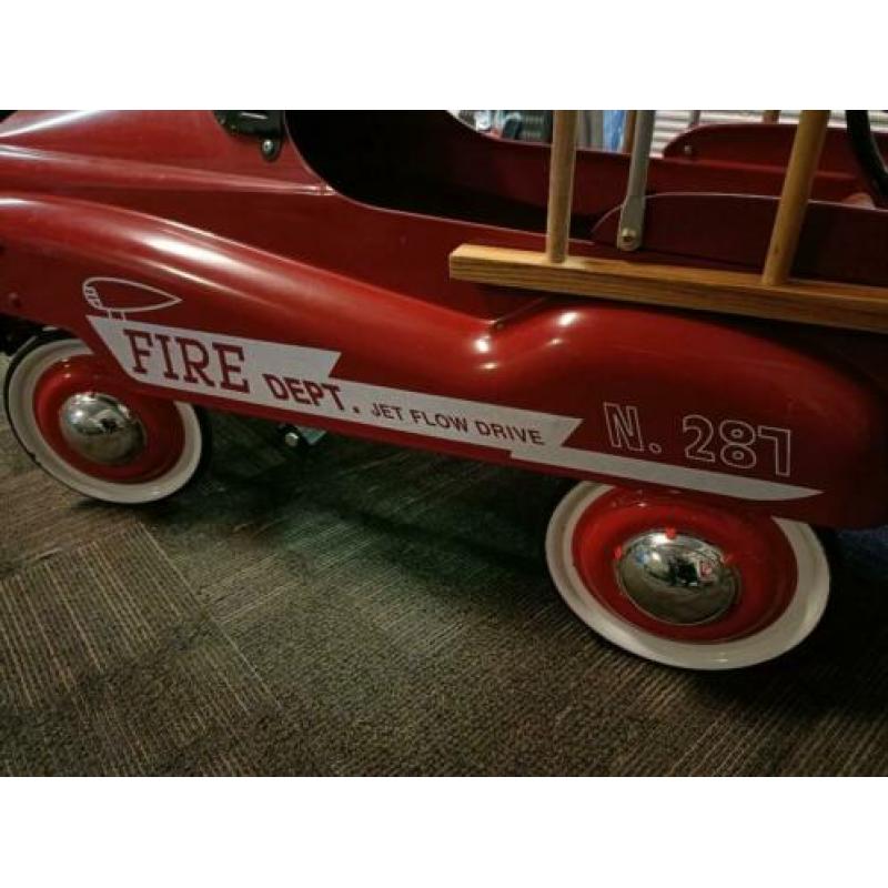 Trapauto / Pedal Brandweer Fire Truck (usa) 60´s look !!!