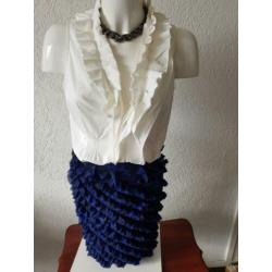 Steffen Schraut nieuwe rok blauw designer 38